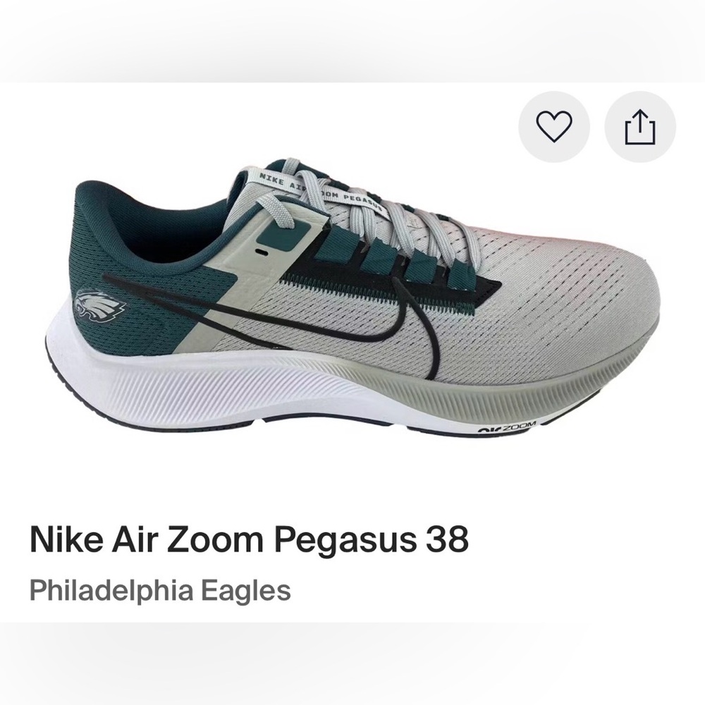 Nike Air Zoom Pegasus 38 Philadelphia Eagles Sneakers